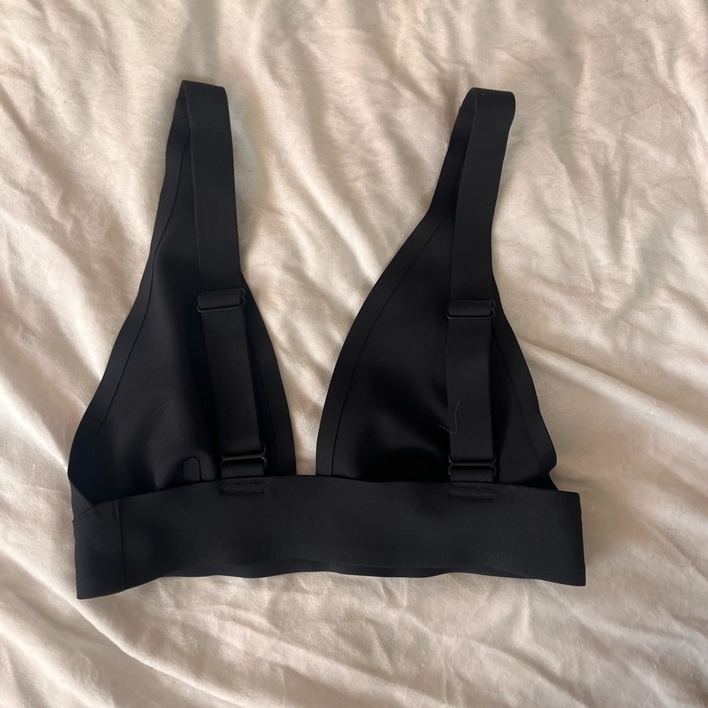Free People Movement Erin Scuba Black Bralette - Picture 3 of 6
